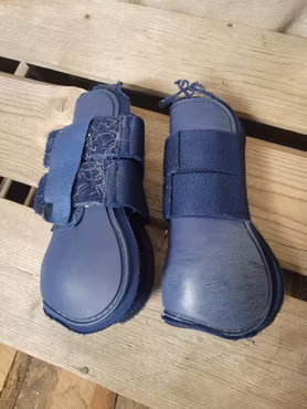 Benskydd stl ponny i blått