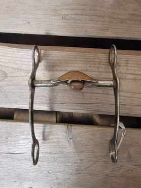 Stångbett med kopparrulle 12,5 cm från Pioner