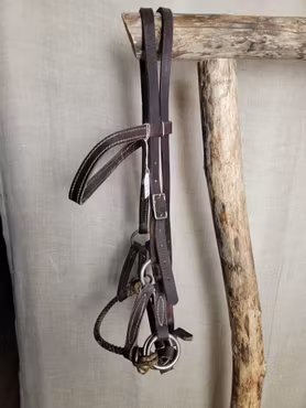 Sidepullträns stl cob/full i brunt