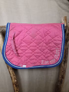 Allroundschabrak stl ponny i rosa med blå kant