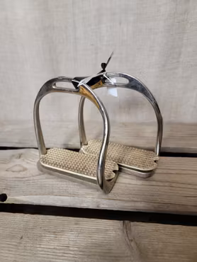 Säkerhetsstigbyglar/australiensiska stigbyglar vuxen fotbredd 12 cm