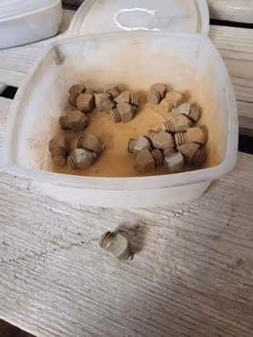 Broddar 21 st 8 mm gänga