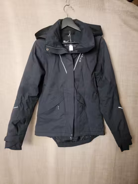 Fodrad regnjacka stl M i svart från Stierna