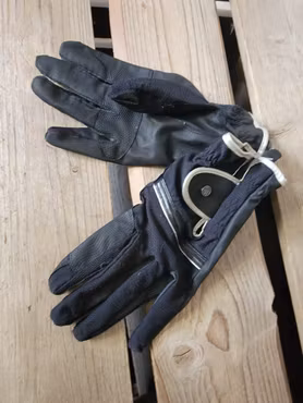 Handskar stl XL i svart från Hansbo