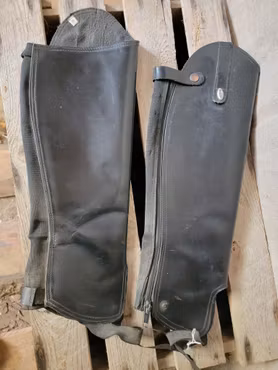 Skinnchaps i svart stl M från Busato