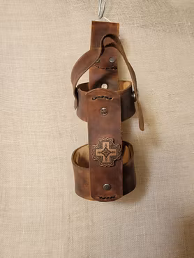 Flaskhållare till bälte eller sadel