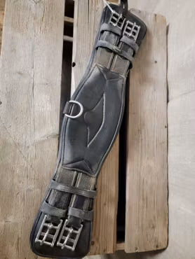 Lädergjord 50 cm i svart från Globus