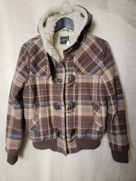 Jacka teddyfodrad stl L kan passa M också från Eve