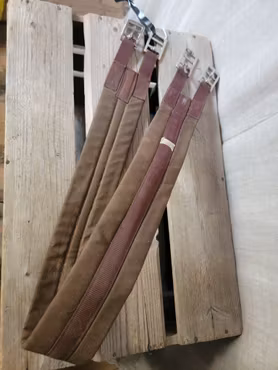 Textilgjord 120 cm utan resår i brunt från Bucas