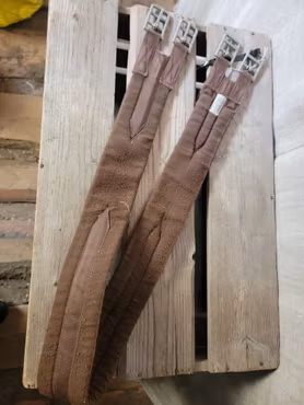 Textilgjord 130 cm utan resår i brunt