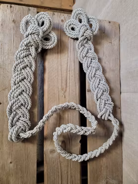 Svansfläta i silver