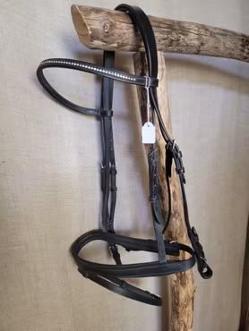 Achenträns svart stl full med silverspännen