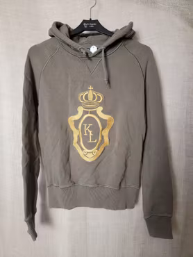 Hoodie stl XS i kaki från Kingsland