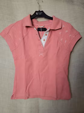 Piké stl XS i laxrosa från Kyra K