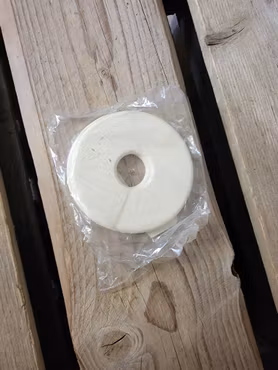 Bettskivor vita 8 cm. Nya