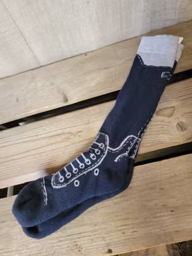 Tjockare strumpa stl 35-37 .