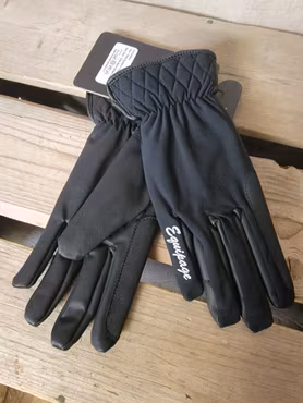 Handskar stl XL från Equipage i svart . Nya