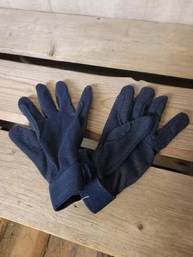 Tunna bomullsvantar stl M/L i blått. Nya