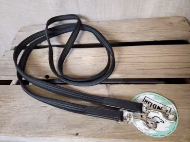 Vävribbstyglar svarta med antislip och snabbhakar stl full från Tindur Treadstone. Nya