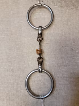 3-delat sötmalmsbett med kopparringar 10,5 cm