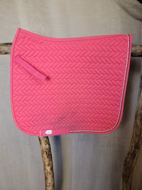 Dressyrschabrak stl full från Fairfeild i rosa med blingkant