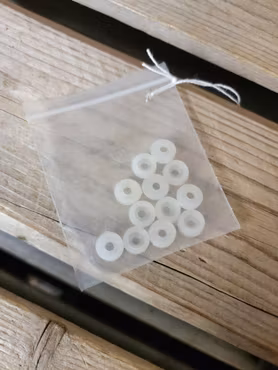 Gummiringar 12 st att sätta på täckesspännen