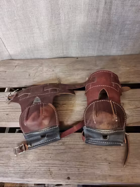 Skidboots i läder