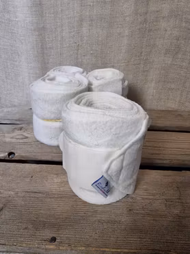 Fleecelindor 4-pack från Fairfeild i vitt