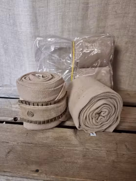 Fleecelindor 4-pack från PS of Sweden i sandfärg