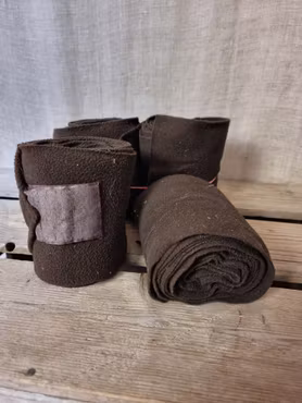 Fleecelindor 4-pack i brunt