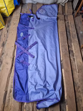 Regntäcke 145 cm med fast hals från Equitack