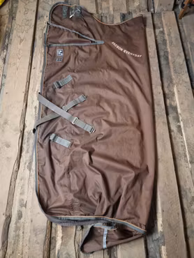 Regntäcke fleecefodrat 145 cm med halvhals från Jacson