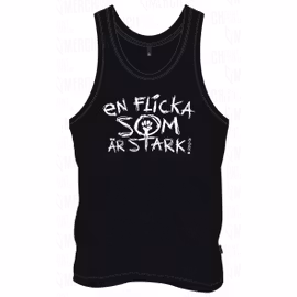 Linne - En flicka som är stark (svart)