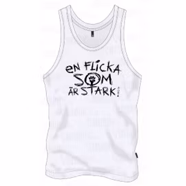 Linne - En flicka som är stark (vit)