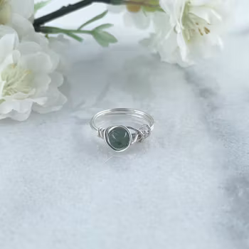 Aventurin Ring Handgjord