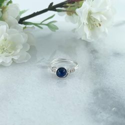 Ring Lapis Handgjord
