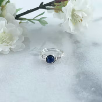 Ring Lapis Handgjord