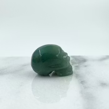 Grön Aventurin Döskalle
