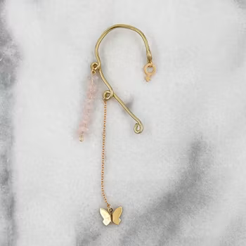 Ear Cuff Guld Fjäril