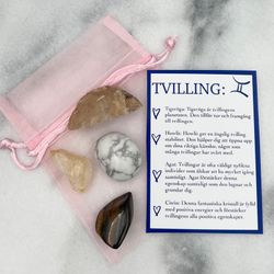 Kristall-kit Stjärntecken Tvilling