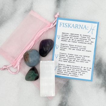 Stjärntecken Fiskarna Kristall-kit