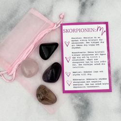 Kristall-kit Skorpionen Stjärntecken