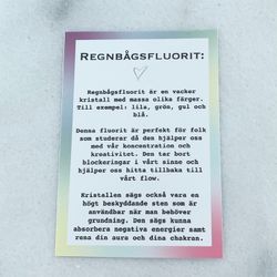 Regnbågsfluorit Ohålade Chips