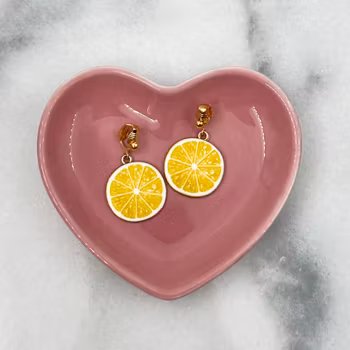 Citron Clip-on Örhängen