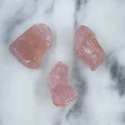 Rå Rosenkvarts XL