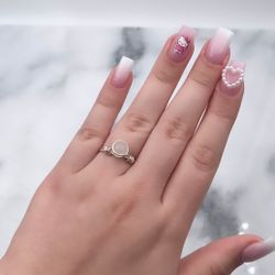 Ring Rosenkvarts Handgjord