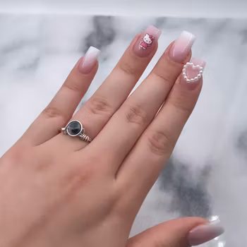 Sodalit Ring Handgjord