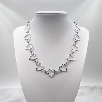 Handgjort Halsband Hjärta
