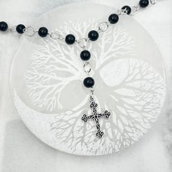 Pärl Halsband Kors