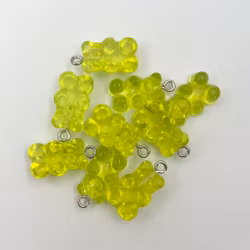 Grön Gummibjörn Berlock